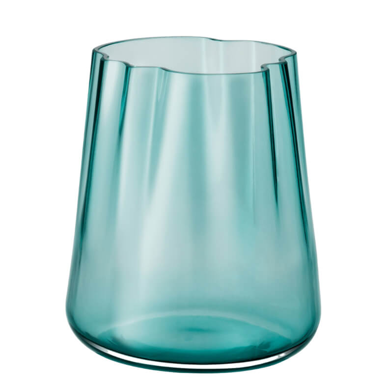 LSA Lagoon Vase / Lantern 24cm Sea Green